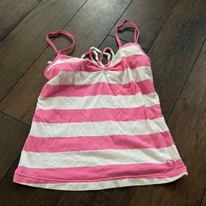 PINK VS Stripe Punk white Cami Tank Pajama Top S